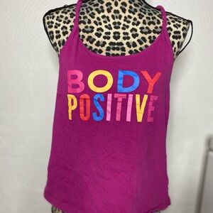 Beachbody Vibrant Multicolor 'Body Positive' Tank Top